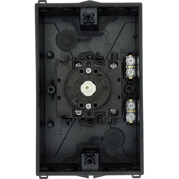 SUVA safety switches, T3, 32 A, surface mounting, 2 N/O, 2 N/C, Emergency switching off function, with warning label „safety switch”, Indicator light image 24