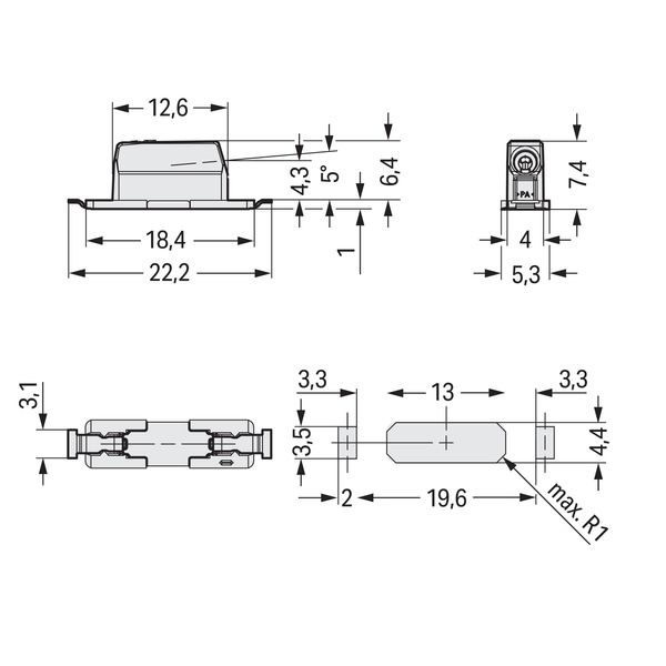 Through-Board SMD PCB Terminal Block image 6