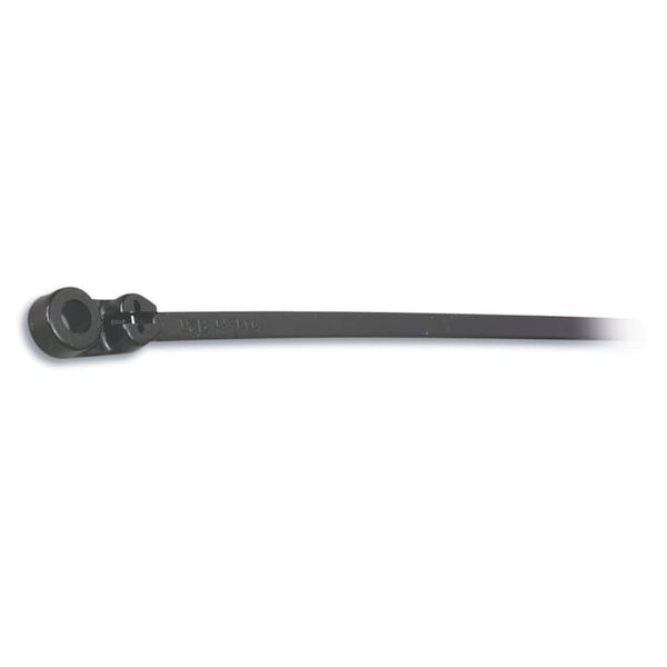 TY34MX CABLE TIE 40LB 6IN BLK NYL MTG HOLE image 3