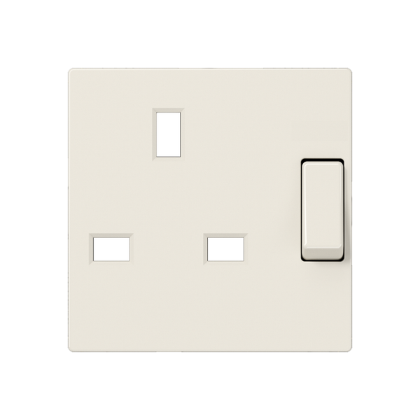 Coverplate for 13 A BS socket A3171PL image 1