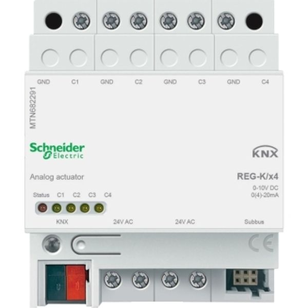 Analogue actuator REG-K/4-gang , light grey image 4