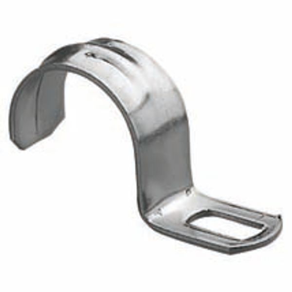 GALVANISED STEEL CLIP - HOLE 12X6MM - Ø 10 -11MM image 2