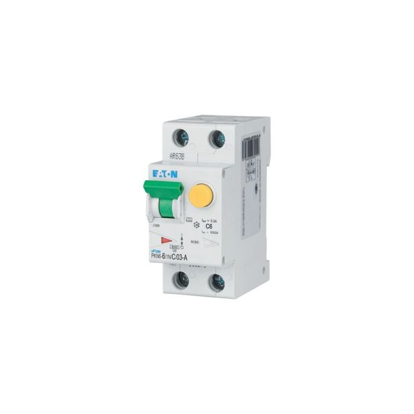 RCD/MCB combination, 6 A, 300 mA, MCB trip characteristic: C, 1p+N, RCD trip characteristic: A image 13