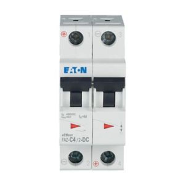 Miniature circuit breaker (MCB), 4 A, 2p, characteristic: C, DC image 10