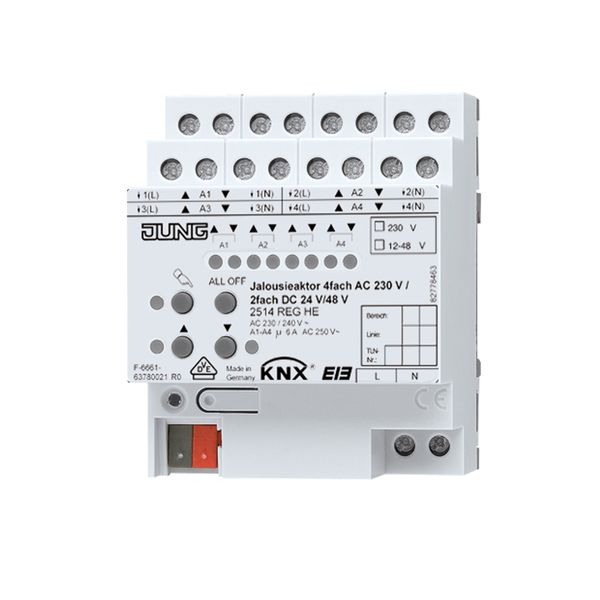 Output module KNX Blinds actuator image 4