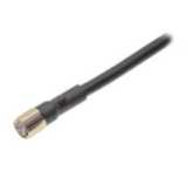 Sensor cable, M8 straight socket (female), 4-poles, PUR fire-retardant image 2
