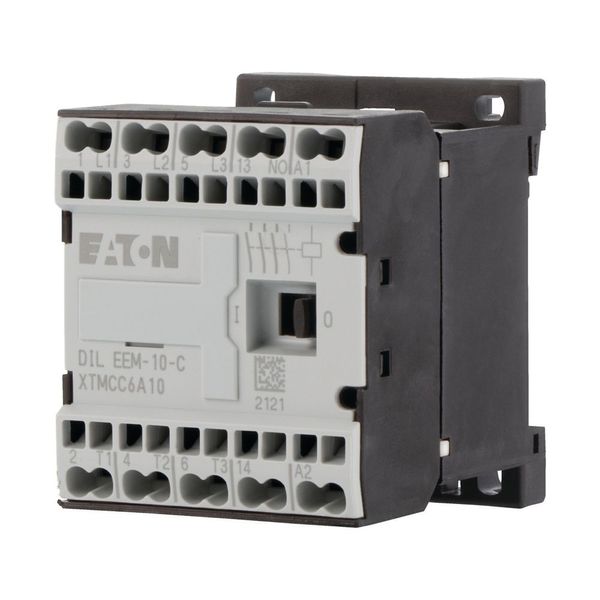 Contactor, 230 V 50 Hz, 240 V 60 Hz, 3 pole, 380 V 400 V, 3 kW, Contacts N/O = Normally open= 1 N/O, Spring-loaded terminals, AC operation image 9