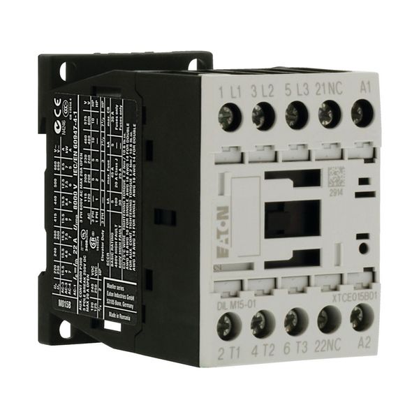 Contactor, 3 pole, 380 V 400 V 7.5 kW, 1 NC, 220 V 50 Hz, 240 V 60 Hz, AC operation, Screw terminals image 10