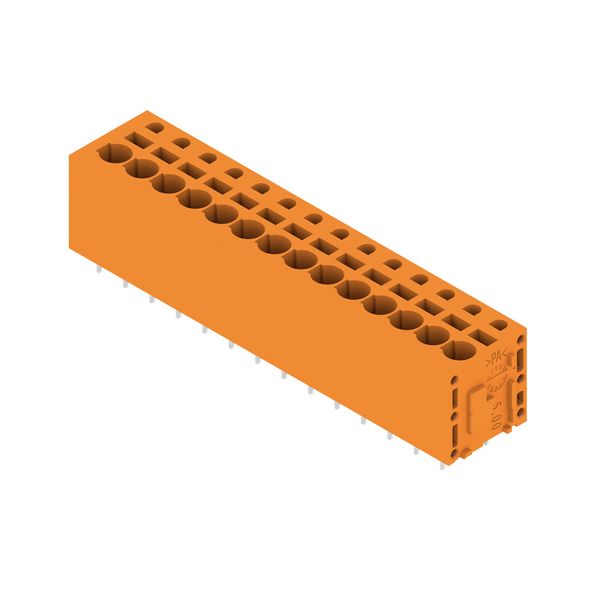 PCB terminal, 5.00 mm, Number of poles: 14, Conductor outlet direction image 2