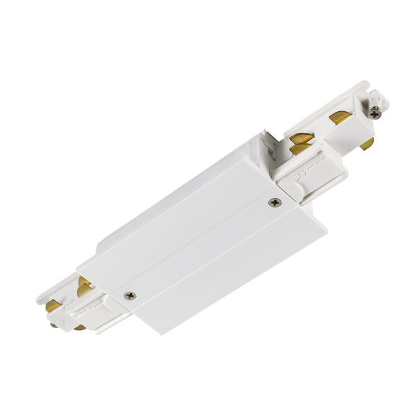 Longitudinal connector, for S-TRACK 3-phase mounting track, white, DALI image 1