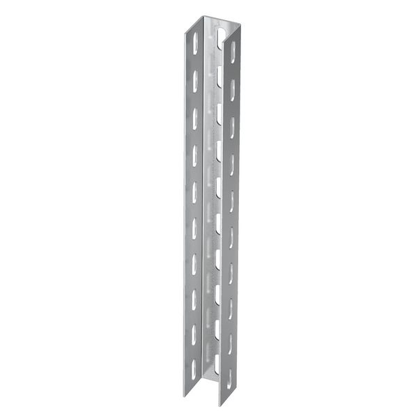 US 5 40 A4  U profile, perforated on three sides, 50x50x400, Stainless steel, material 1.4571 A4, 1.4571 without surface. modifications, additionally treated image 1