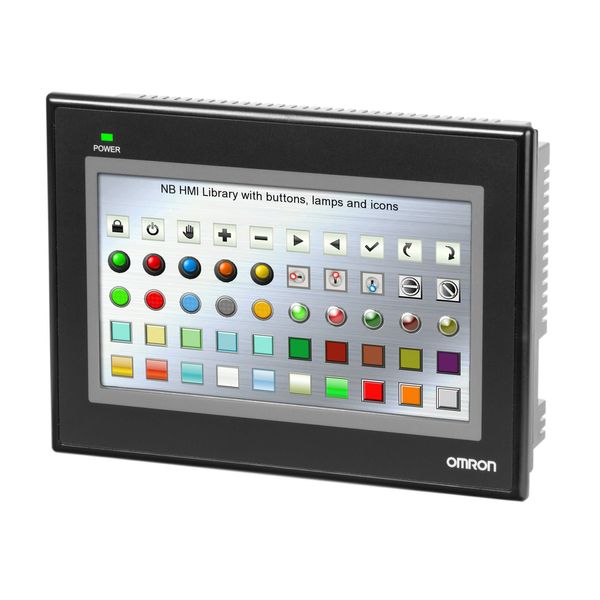 Touch screen HMI, 7 inch WVGA (800 x 480 pixel), TFT color, Ethernet + image 1