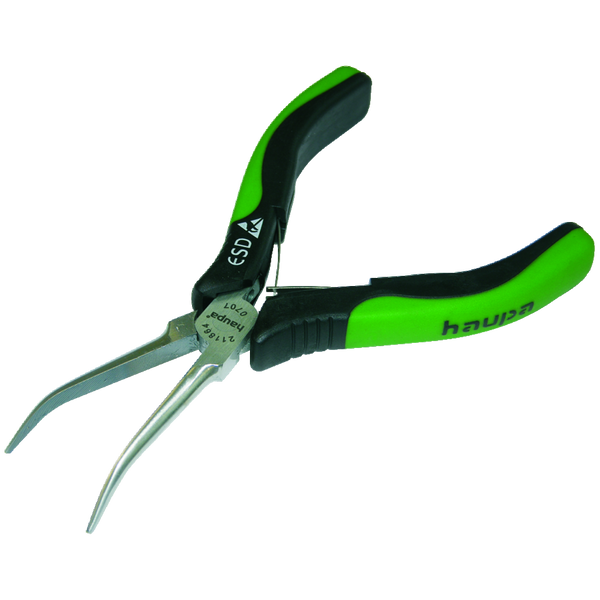 Electronics ESD needle pliers 150 mm 45° image 1