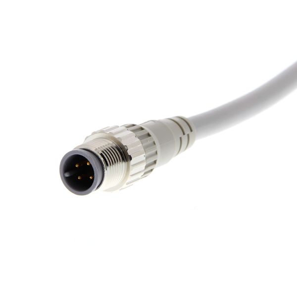 Sensor cable, M12 straight plug (male), 4-poles, A coded, PVC fire-ret image 3