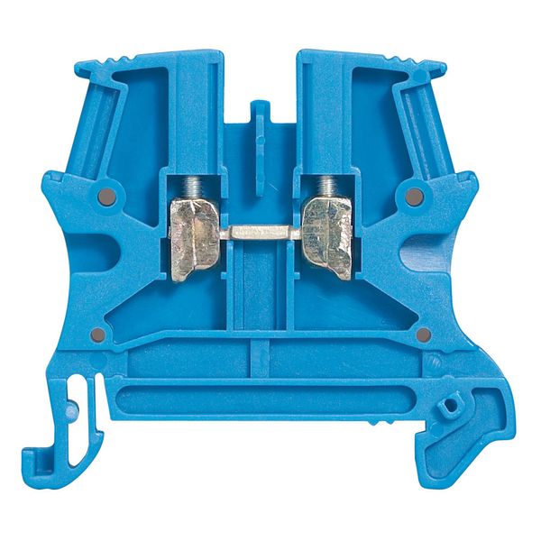 Terminal block Viking 3 - screw - 1 connect - 1 entry/1 outlet - pitch 12 - blue image 1