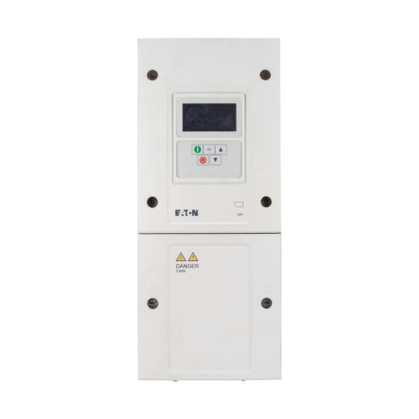 Variable frequency drive, 500 V AC, 3-phase, 22 A, 15 kW, IP55/NEMA 12, OLED display image 4