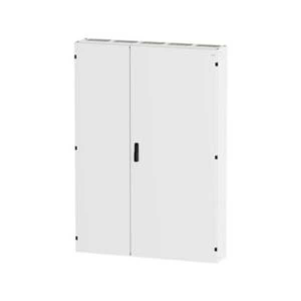 Floor-standing distribution board EMC2 empty, IP55, protection class II, HxWxD=1850x1300x270mm, white (RAL 9016) image 1