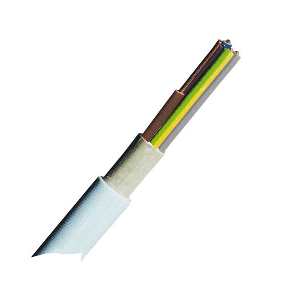 PVC Sheathed Wires YM-J 5x1,5mmý light grey, 100m ring image 1