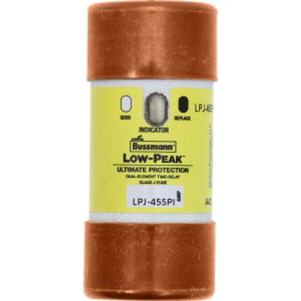 Fuse-link, low voltage, 45 A, AC 600 V, DC 300 V, 27 x 60 mm, J, UL, time-delay, with indicator image 10