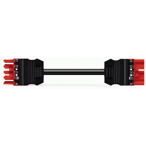 pre-assembled interconnecting cable Eca Socket/plug red image 5