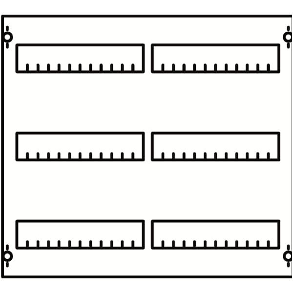 2V00-150 DIN rail mounting devices 450 mm x 500 mm x 120 mm , 00 , 2 image 6