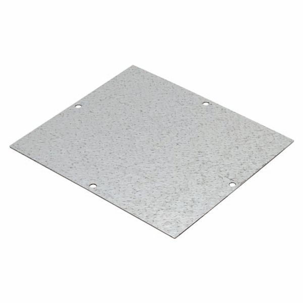 BACK-MOUNTING PLATE IN GALVANISED STEEL - FOR BOXES 345X260 image 2
