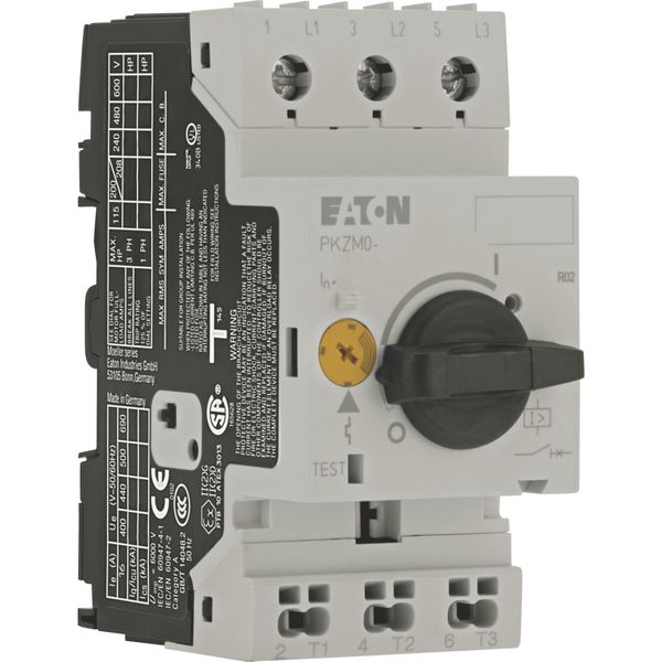 Motor-protective circuit-breaker, 0.09 kW, 0.25 - 0.4 A, Feed-side screw terminals/output-side push-in terminals image 16