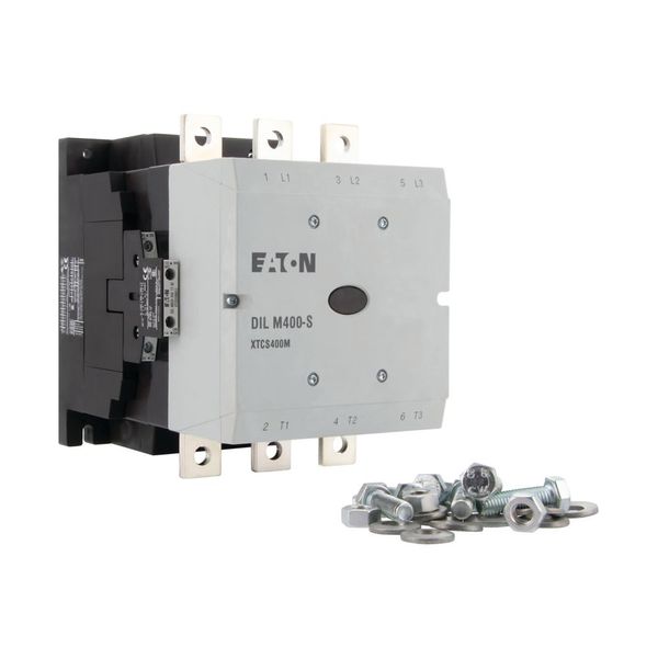 Contactor, 380 V 400 V 212 kW, 2 N/O, 2 NC, 110 - 120 V 50/60 Hz, AC operation, Screw connection image 10