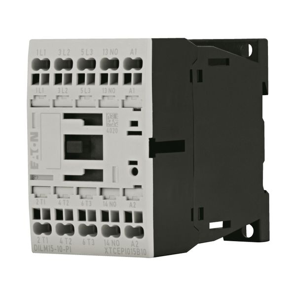 Contactor, 3 pole, 380 V 400 V 7.5 kW, 1 N/O, 220 V 50/60 Hz, AC operation, Push in terminals image 17