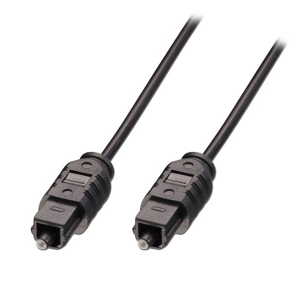 TosLink SPDIF Digital Optical Cable, 2m Connect audio devices via optical SPDIF connection image 1