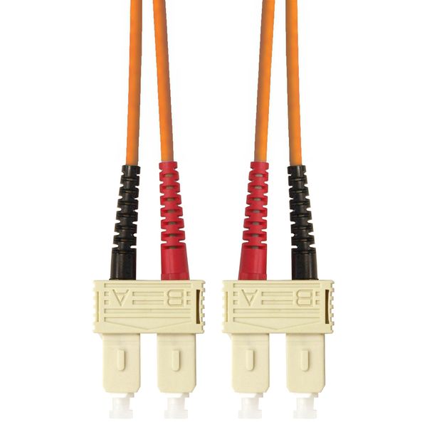 FO Patchcord Duplex SC/SC,62,5/125æm OM1, LS0H, orange, 3m image 1