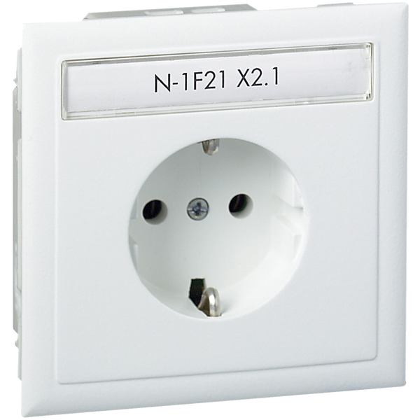 Thorsman - CYB-PS - socket outlet - single - 90° - white NCS image 4