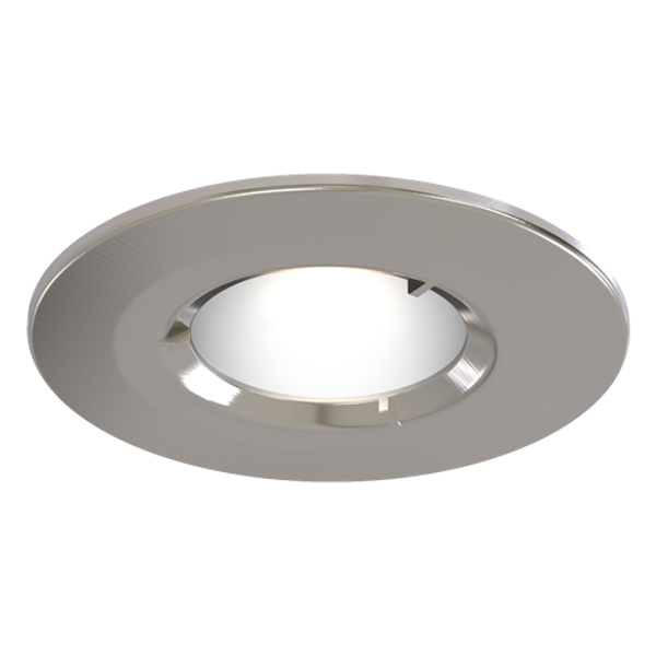 Edge GU10 IP65 Fire Rated Downlight Satin Chrome image 3