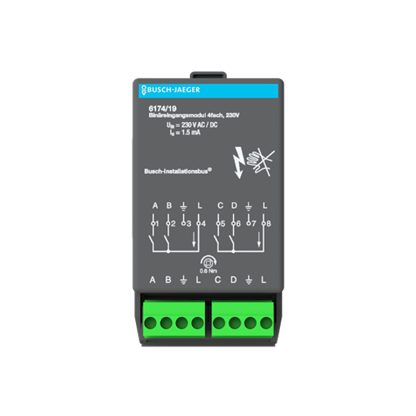 6174/19 Binary Input Module, 4-fold, 230 V, BJE image 5