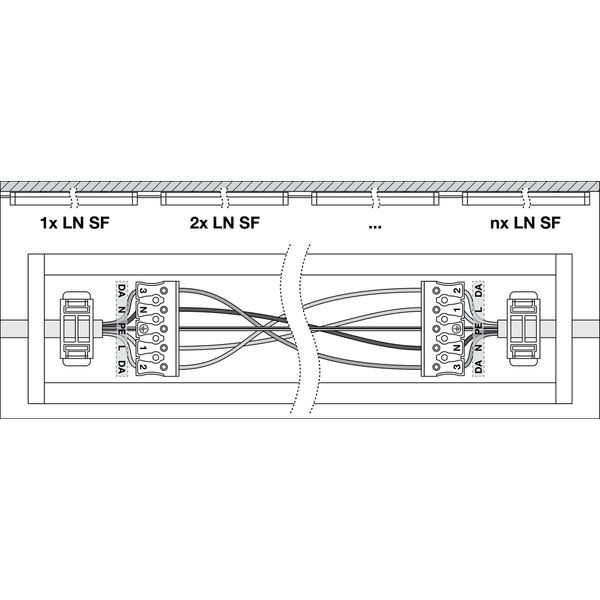 LINEAR SURFACE IP44 EMERGENCY 600 P 18W 830 WT image 18