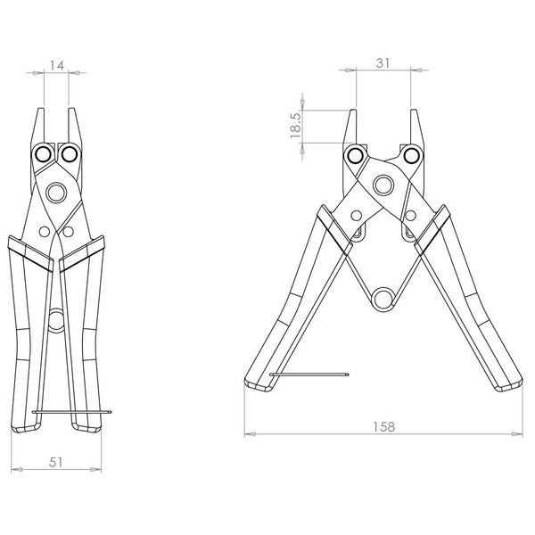 PERFORMANCE LINE Parallel Plier for closing of RJ45 jacks image 13