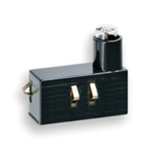 Pre-wired LED unit 110-250V 0,5W amber image 1