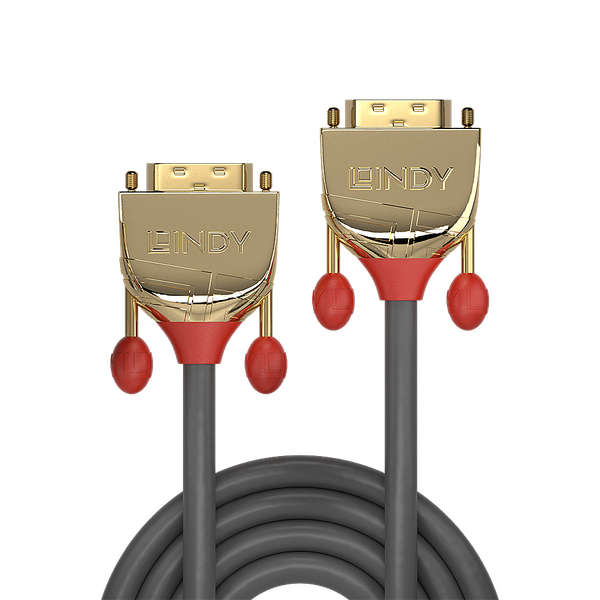 7.5m DVI-D Dual Link Cable, Gold Line DVI-D Dual Link Male to Male image 2