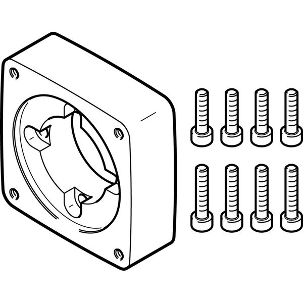 EAMF-A-44C-60P Motor flange image 1