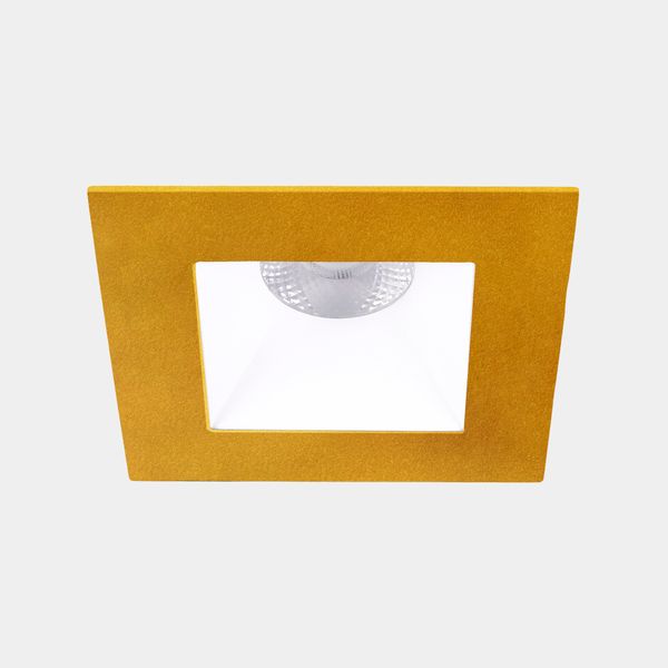 Downlight Play Deco Symmetrical Square Fixed Gold/White IP54 image 1