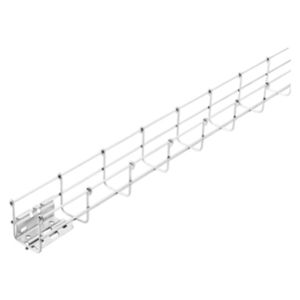 GALVANIZED WIRE MESH CABLE TRAY BFR60 - PRE-MOUNTED COUPLERS - LENGTH 3 METERS - WIDTH 100MM - FINISHING: INOX image 1