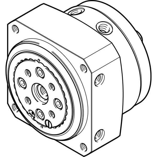 DSM-40-270-HD-A-B Rotary actuator image 1