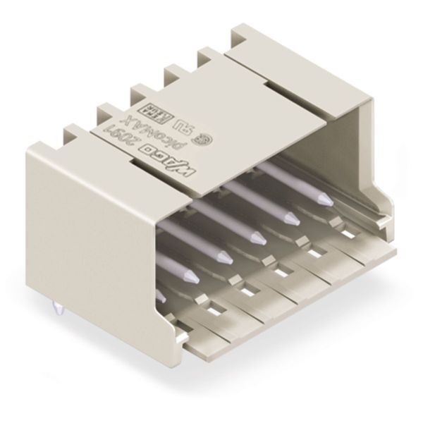 2091-1426/200-000/997-406 THR male header; 1.0 mm Ø solder pin; angled image 4