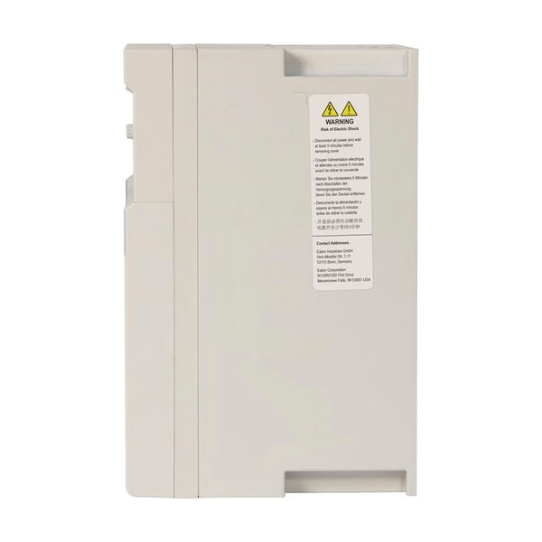 Variable frequency drive, 600 V AC, 3-phase, 18 A, 11 kW, IP20/NEMA0, Radio interference suppression filter, 7-digital display assembly, Setpoint pote image 10