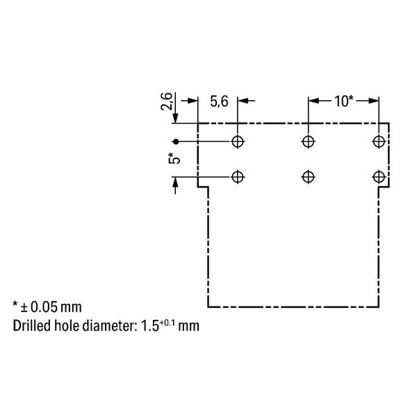 Plug for PCBs angled 3-pole black image 4