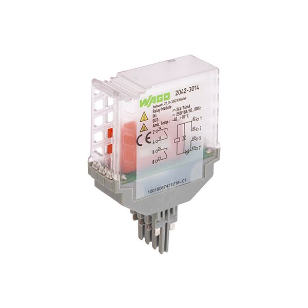 Relay module Nominal input voltage: 24 VDC 2 make contact image 4