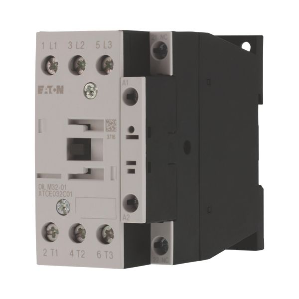 Contactor, 3 pole, 380 V 400 V 15 kW, 1 NC, 220 V 50/60 Hz, AC operation, Screw terminals image 6