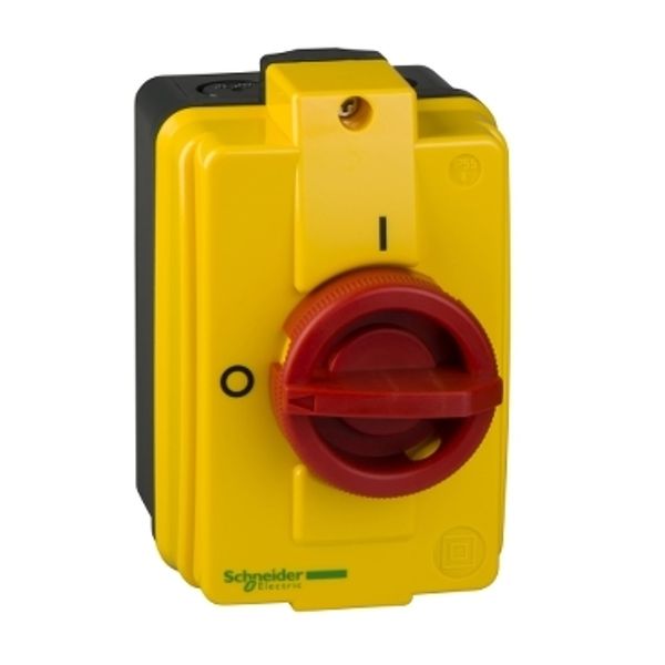 TeSys Vario enclosed, emergency stop switch disconnector, 32A, IP55 image 2