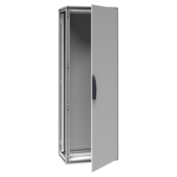 PrismaSet volně stojící skřín 2000x700x500mm, plné dveře, IP55, RAL7035 (NSYSFP20750G) image 1