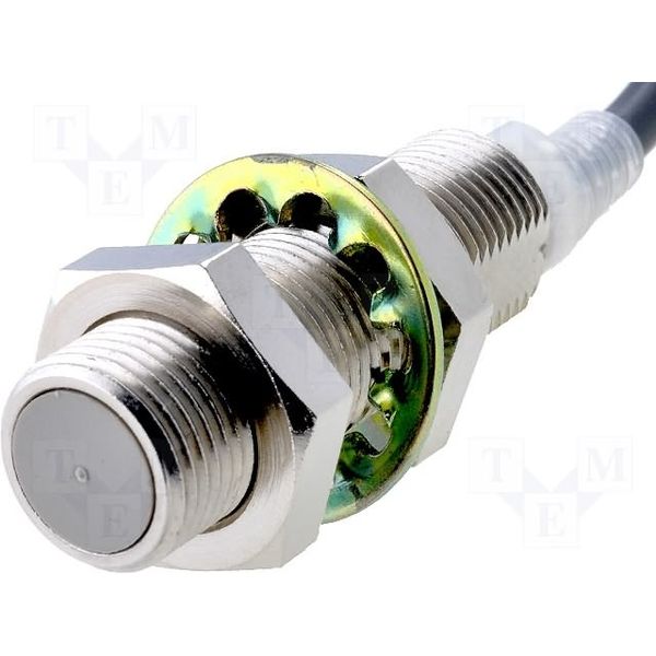 Proximity sensor, inductive, M12, shielded, 2mm, AC, 2-wire, NO, 2m ca image 1